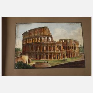 Seltenes Ansichtenalbum Rom