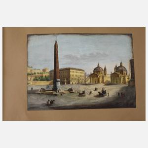 Seltenes Ansichtenalbum Rom