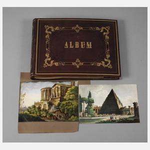 Seltenes Ansichtenalbum Rom