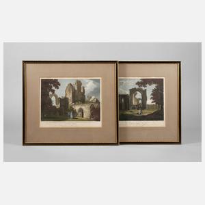 Paar Stahlstiche England