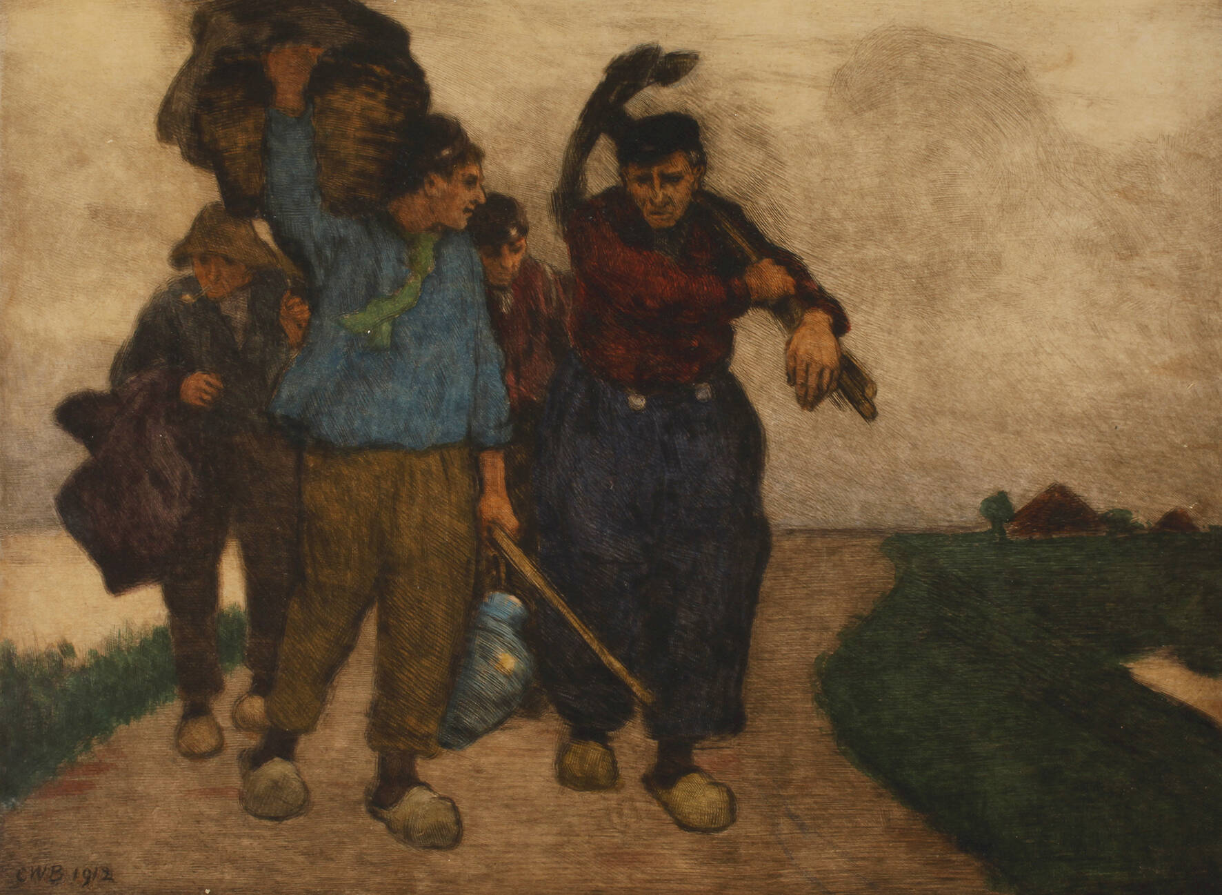 Charles William Bartlett, Auf dem Heimweg