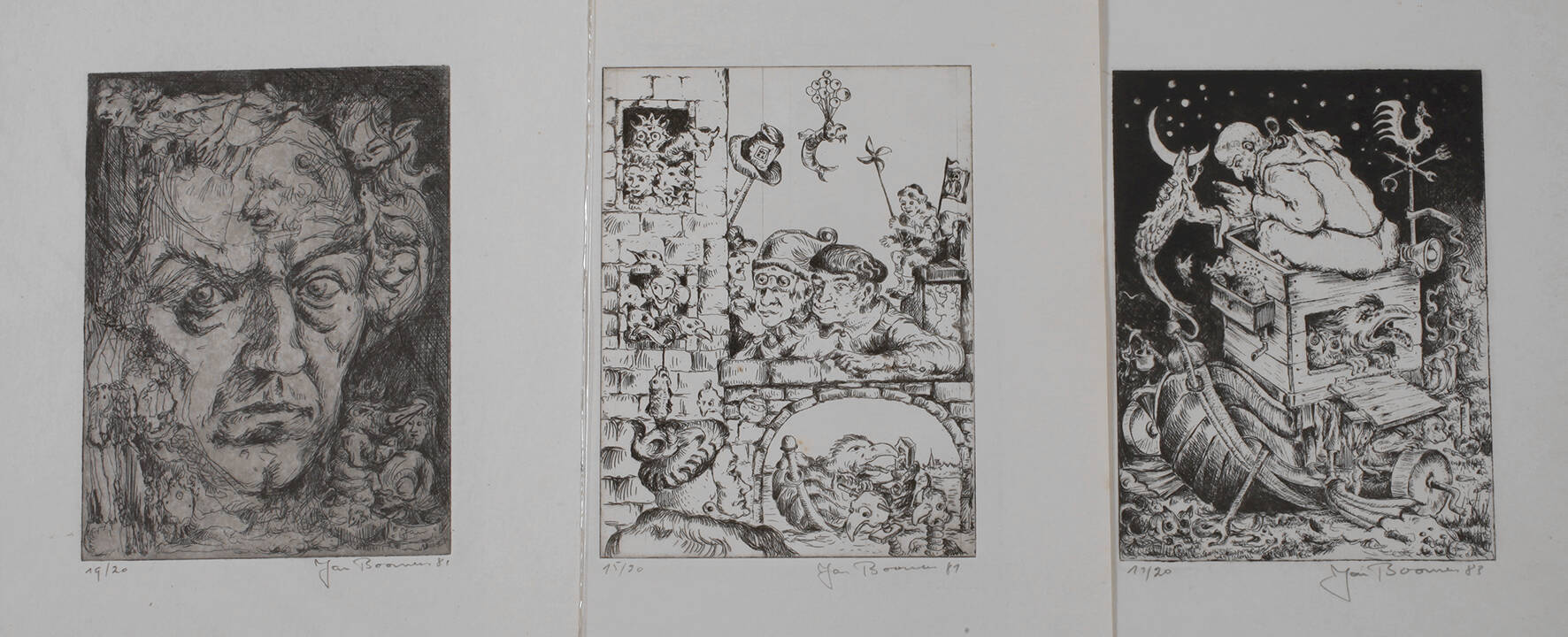Jan Boomers, Konvolut Radierungen