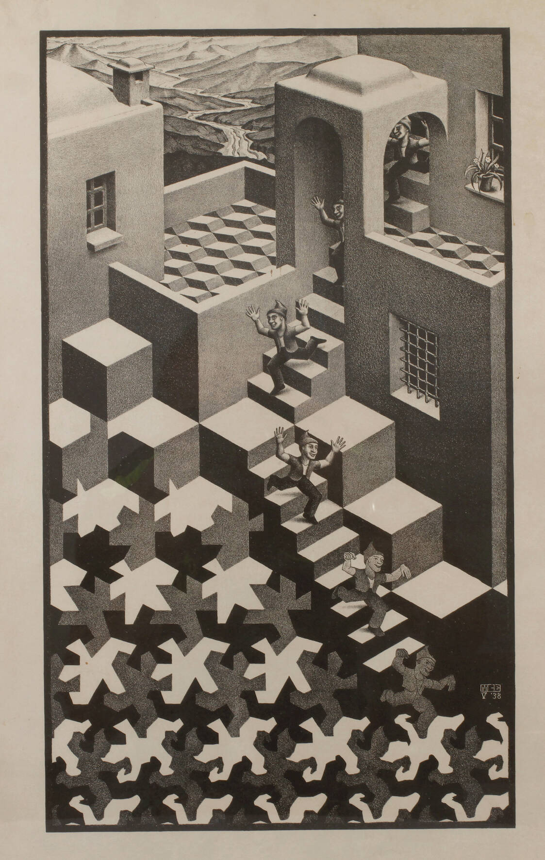 Maurits Cornelis Escher, Auf der Treppe