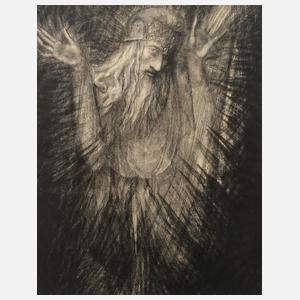 Prof. Ernst Fuchs, "Samson prophezeit"