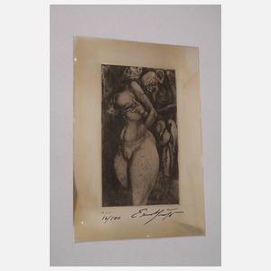 Prof. Ernst Fuchs, "Der Tod und das Mädchen"