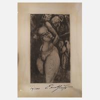 Prof. Ernst Fuchs, "Der Tod und das Mädchen"111