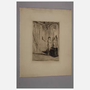 Otto Goetze, Akt im Interieur