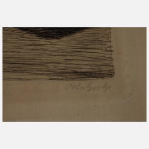 Otto Goetze, Akt im Interieur