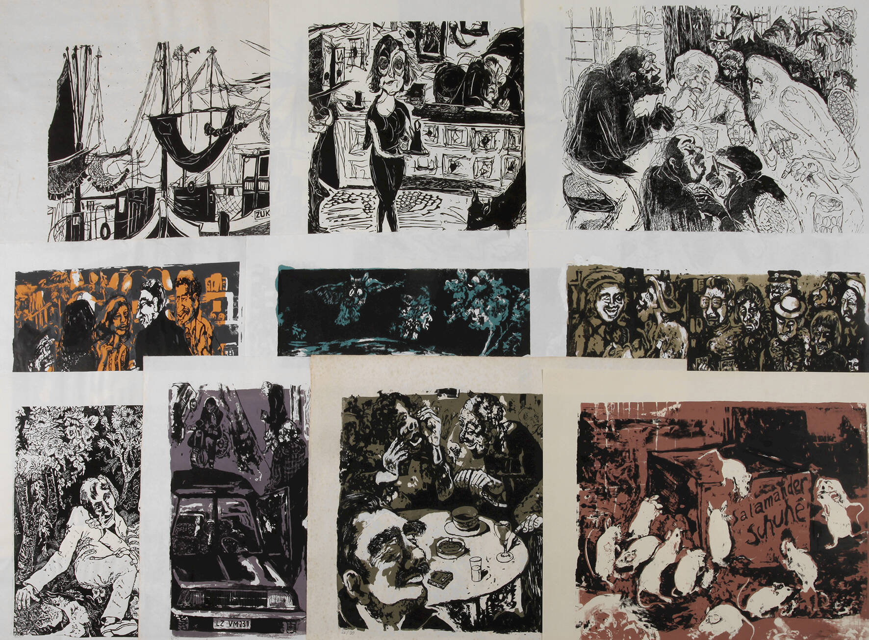 Dora Grabosch, Konvolut Graphiken