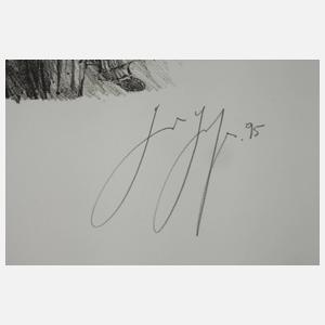 Günter Grass, "Mit seinem Tagundnachtschatten..."