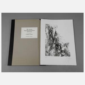 Günter Grass, "Mit seinem Tagundnachtschatten..."