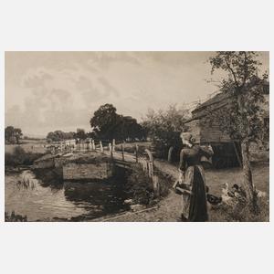 Willie Heydemann, "Milking Time"