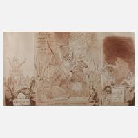 Prof. Alfred Hrdlicka, großformatige Radierung111