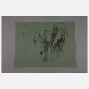 Prof. Alfred Hrdlicka, Figurenstudie