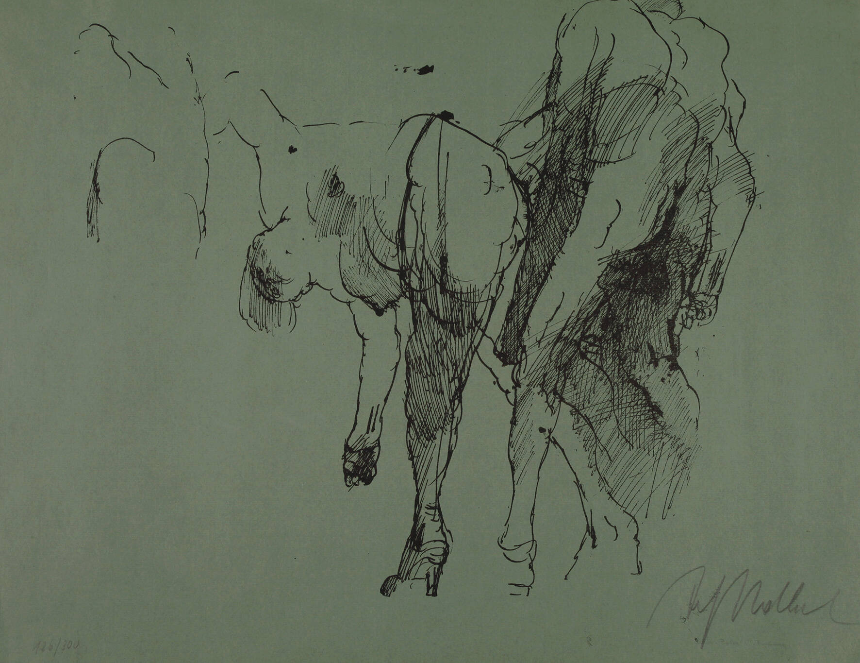 Prof. Alfred Hrdlicka, Figurenstudie