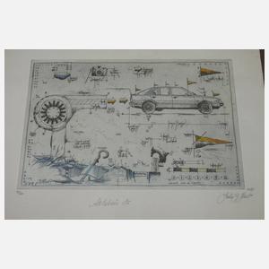 Leslie G. Hunt, vier Graphiken