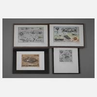 Leslie G. Hunt, vier Graphiken111