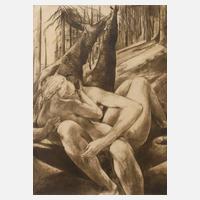 Prof. Willy Jaeckel, Liebespaar im Wald111