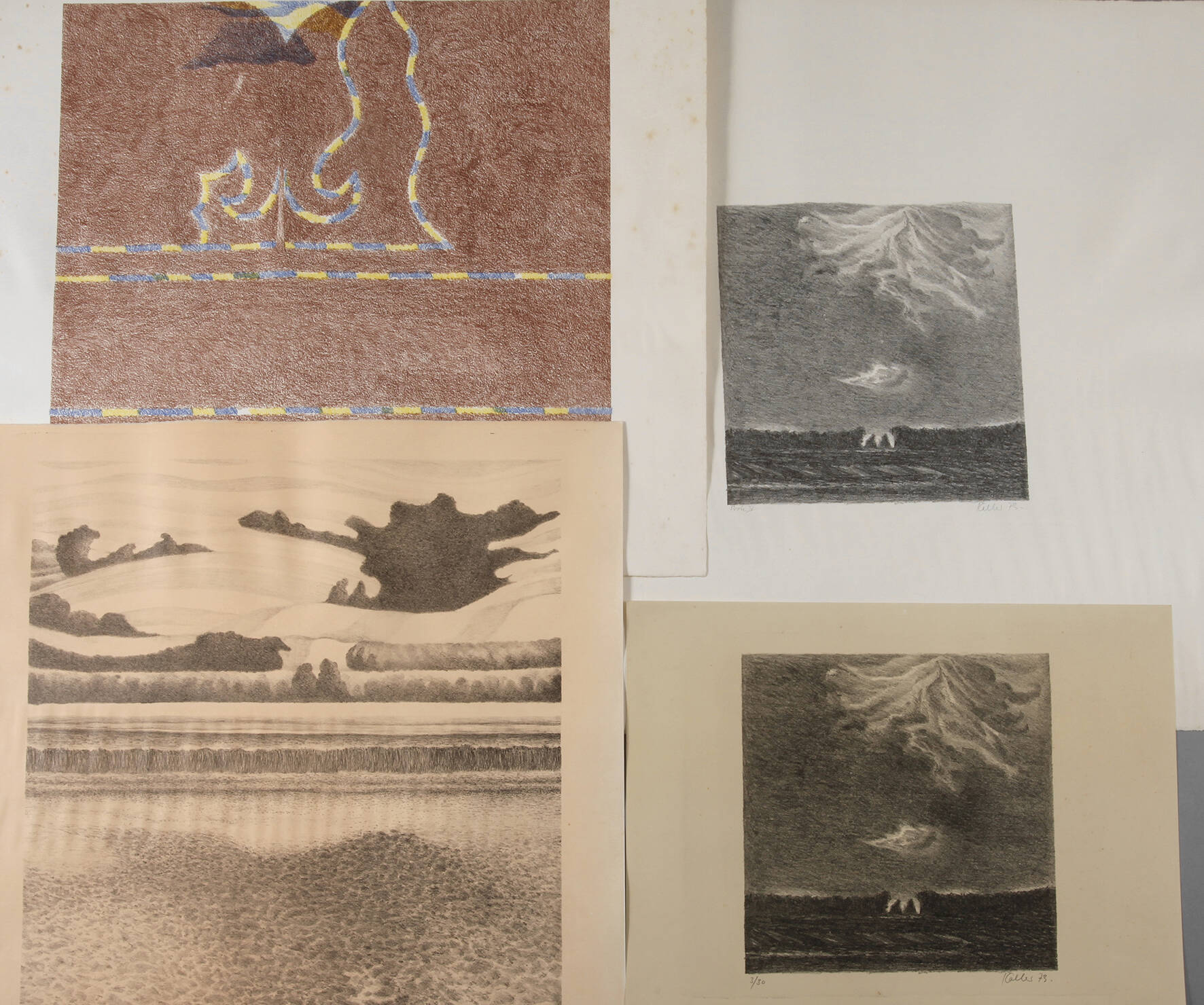 Udo Kaller, Konvolut Lithographien