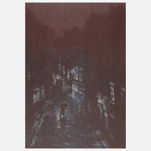 Prof. Friedrich Kallmorgen, Nächtliche Straße