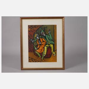 Vytautas Kasiulis, Zecher im Weinkeller