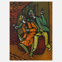 Vytautas Kasiulis, Zecher im Weinkeller111