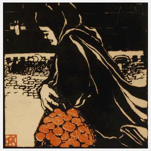 Broncia Koller-Pinell, "Marktfrau mit Orangen"