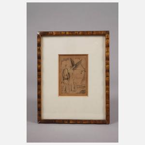 Jean-Emile Laboureur, Paar vor Windmühle