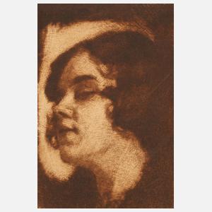 Prof. Emil Orlik "Bildnis Paula A. ..."