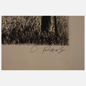 Otto Paetz, Thüringer Dorf mit Kirche