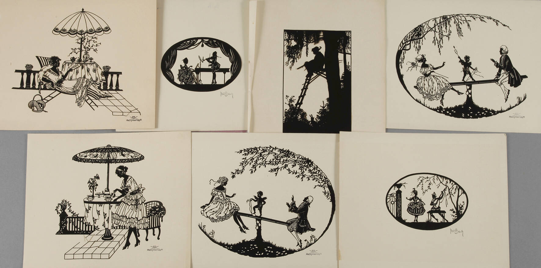 Sammlung Scherenschnitte