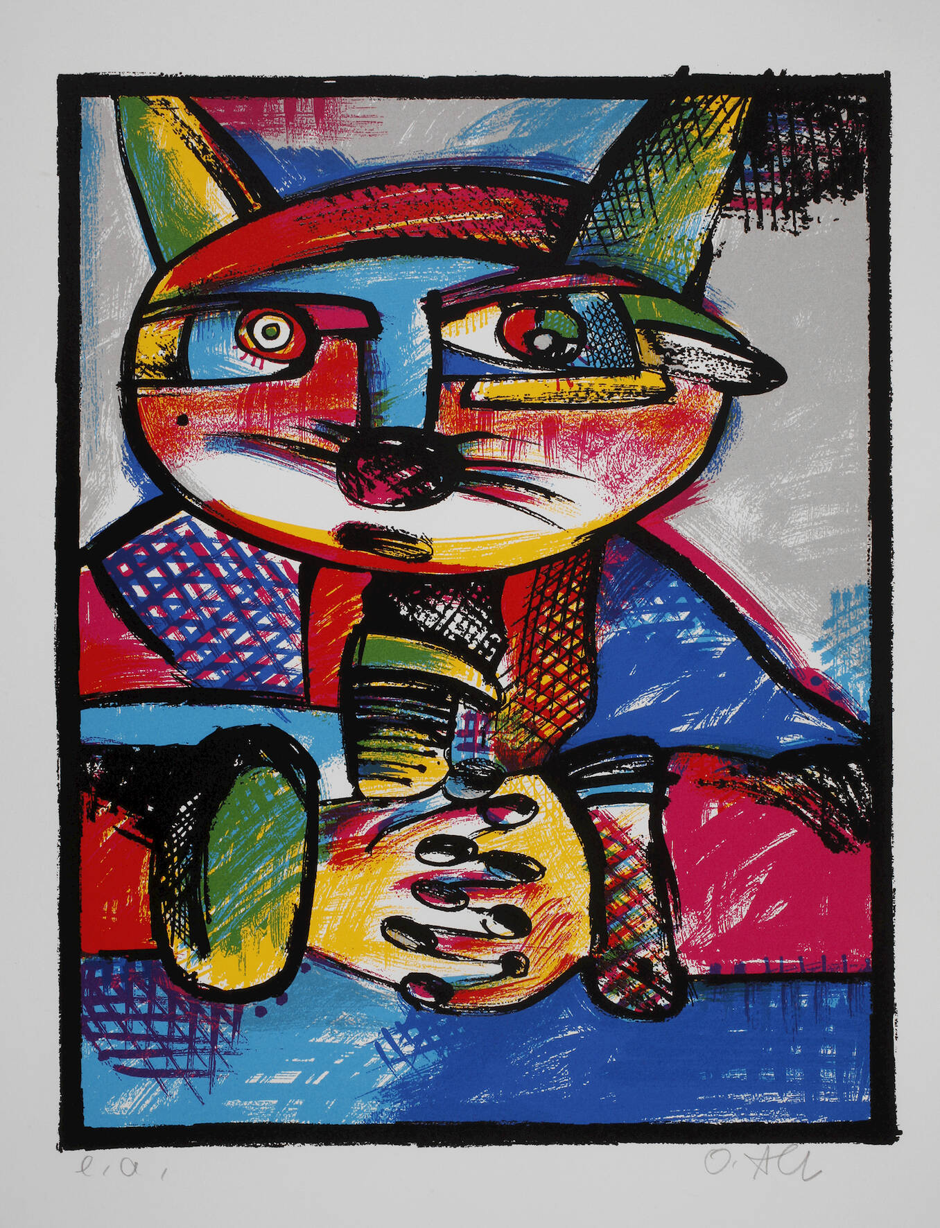 Otmar Alt, Katzenportrait