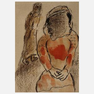 Marc Chagall, ”Thamar, die Schwiegertochter Judas”