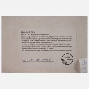 Marc Chagall, "Boas erwacht und sieht Ruth..."