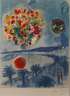 nach Marc Chagall, "Die untergehende Sonne"