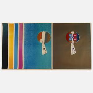 William Lawrence Compton, Graphikserie