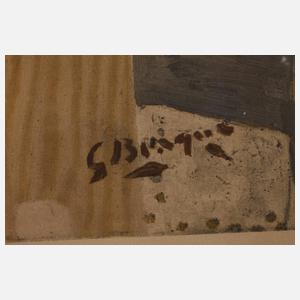 Henri Descamps, Stillleben mit Instrumenten