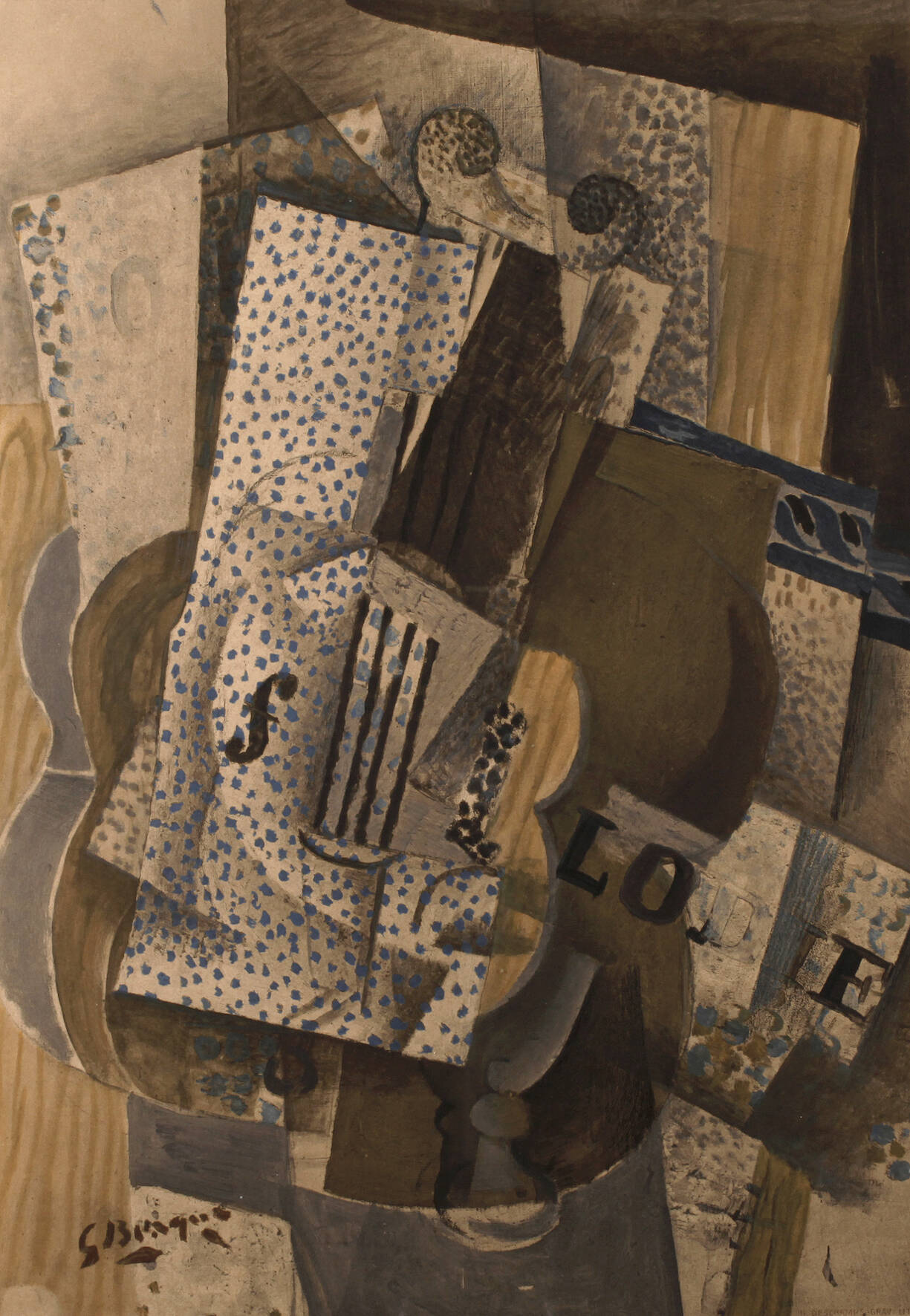 Henri Descamps, Stillleben mit Instrumenten