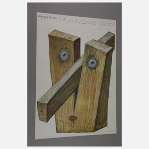 Stasys Eidrigevicius, Zwei Plakate