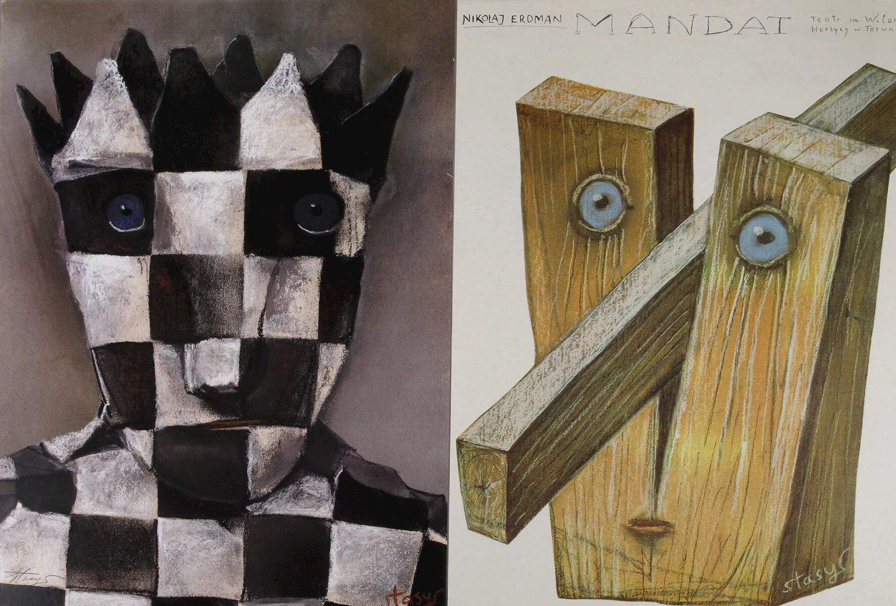 Stasys Eidrigevicius, Zwei Plakate