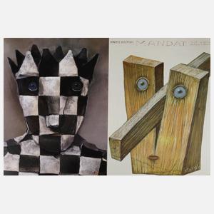 Stasys Eidrigevicius, Zwei Plakate