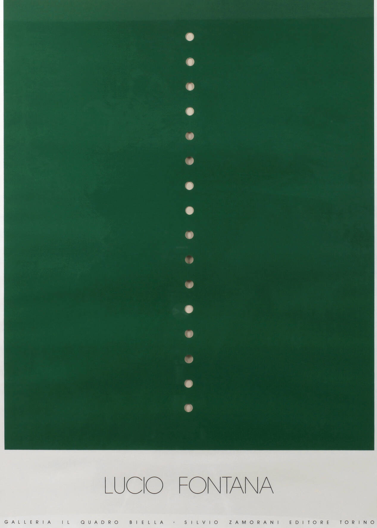Lucio Fontana, Ohne Titel