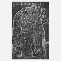 Prof. HAP Grieshaber, "Epitaph für Allende"111