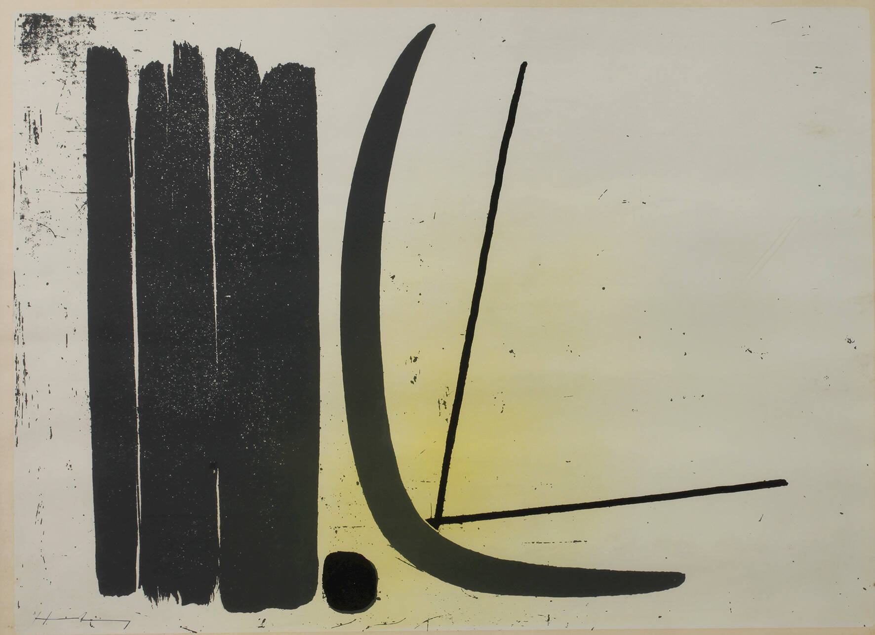 Hans Hartung, Abstrakte Komposition