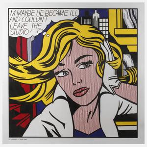 Roy Lichtenstein, "m...maybe"