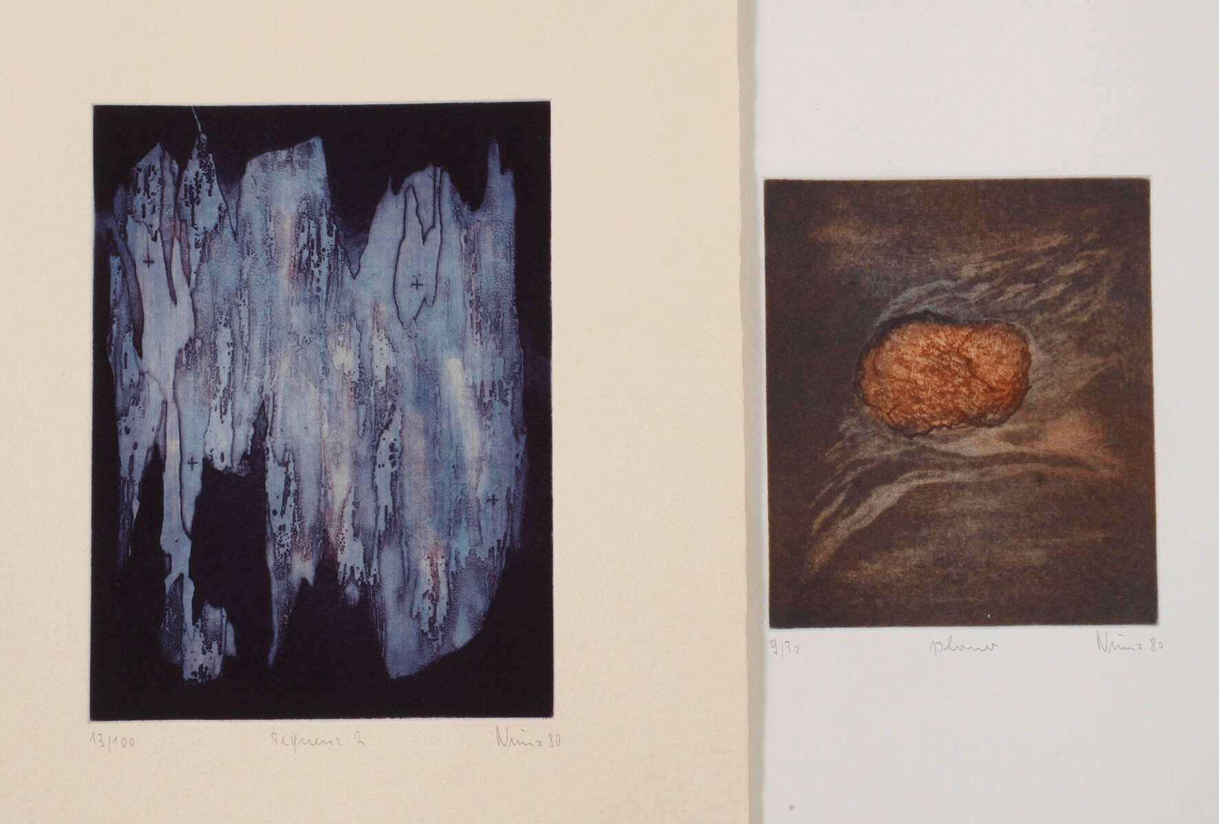 Günter Nimz, Paar Farbradierungen