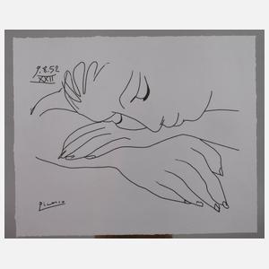 Pablo Picasso, Ruhendes Mädchen