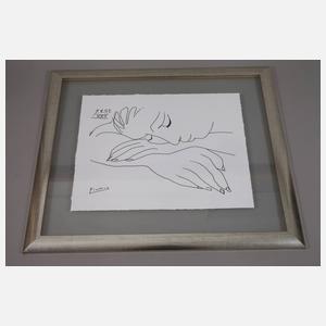 Pablo Picasso, Ruhendes Mädchen