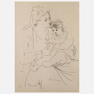 Pablo Picasso, Mutter und Kind
