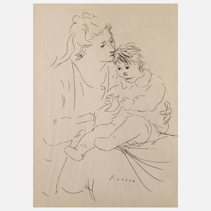 Pablo Picasso, Mutter und Kind